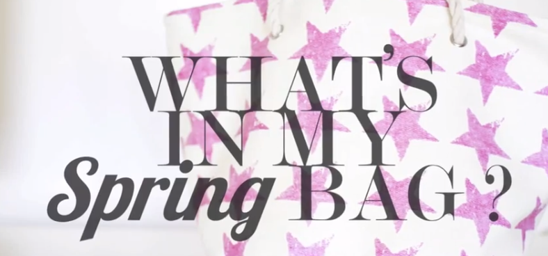 What’s in my spring bag?