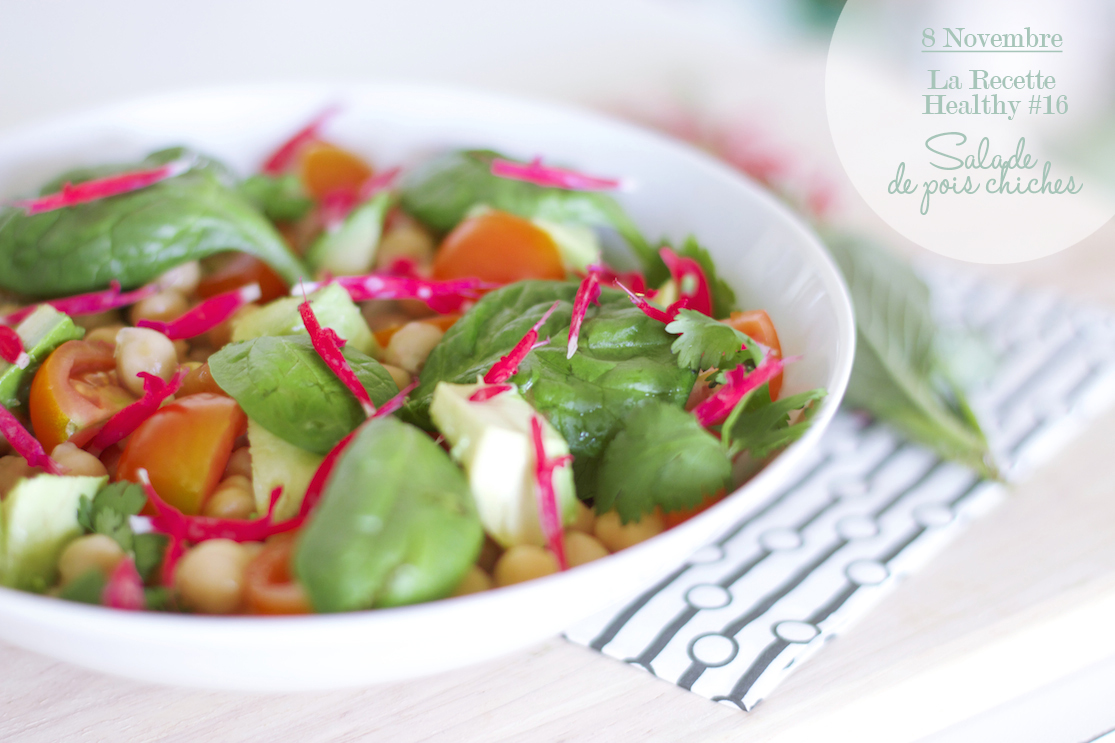 La Recette Healthy #16 : Salade de pois chiches