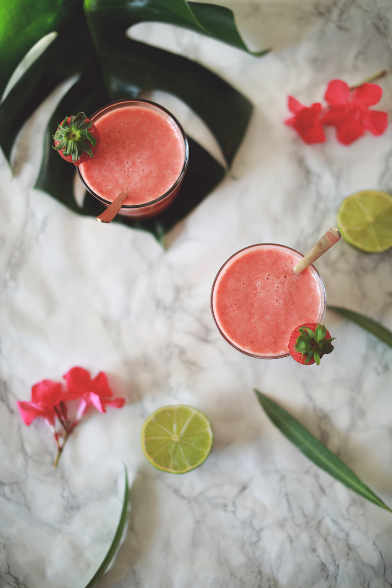 Cocktail rhum & fraises (mais pas que…)