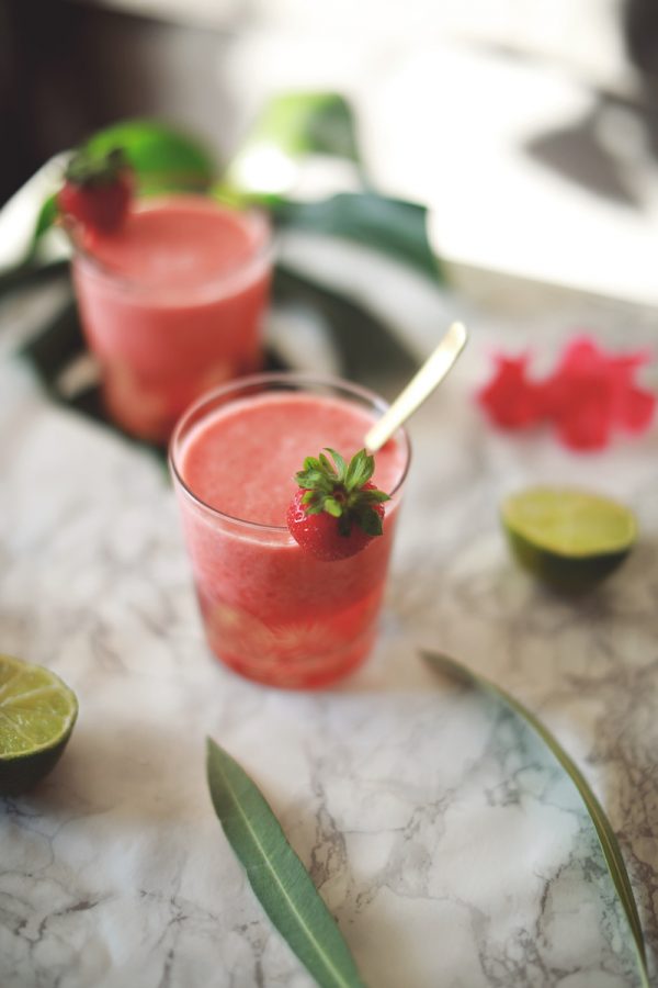 Cocktail rhum & fraises (mais pas que...) Le petit monde de Julie