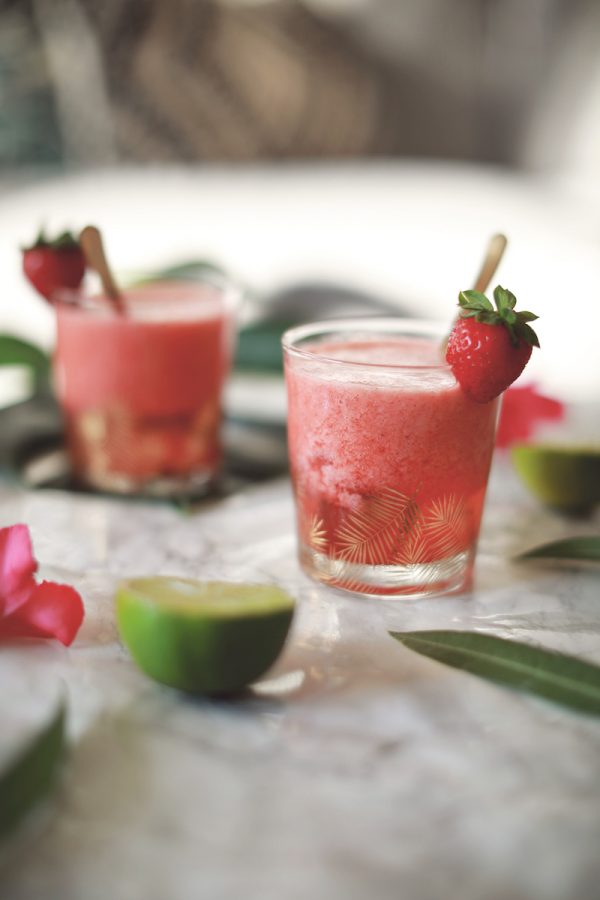 Cocktail rhum & fraises (mais pas que...) Le petit monde de Julie