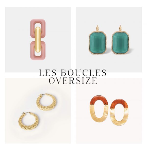 tendance bijoux 2024 les boucles d'oreille oversize sélection Galeries Lafayette